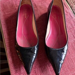 Kate Spade Black Patent Leather Heels